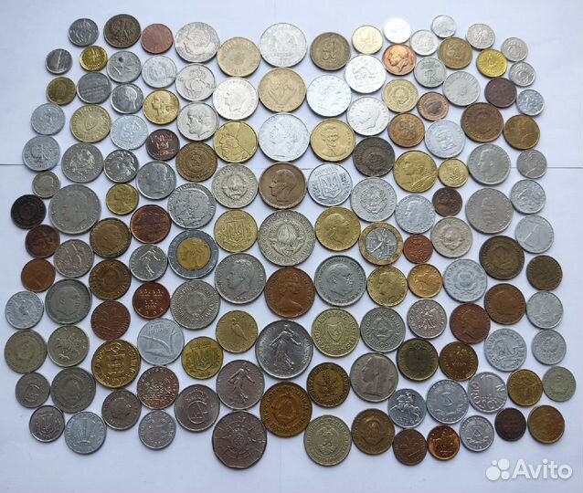 Монеты Европы (150 штук без повторов)