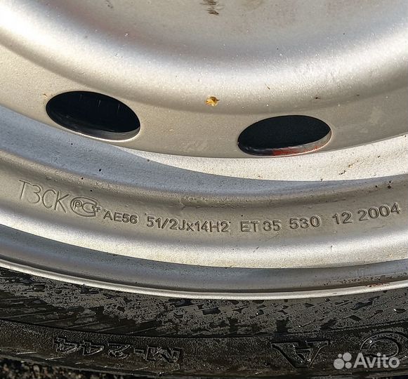 Колесо мшз Таганка М-244 Butterfly 175х70 r14