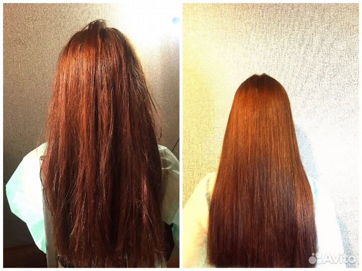 Кератиновое выпрямление/кератин/ботокс волос