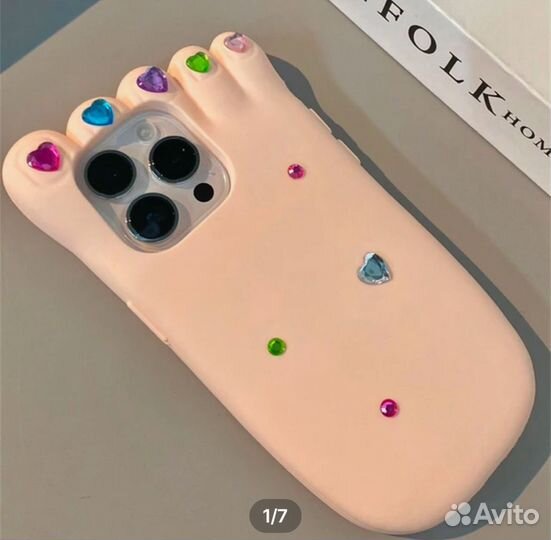 Чехол на iPhone 13 нога )