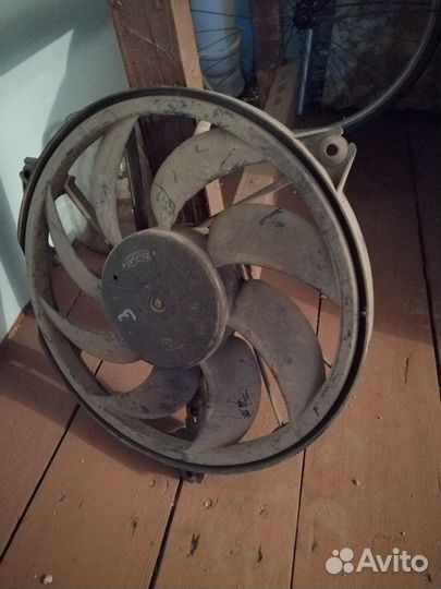 Продам вентилятор от пежо 206