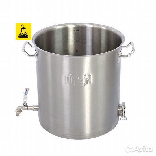 Перегонный куб Wein Reform + 1,5 дюйма, 37 л