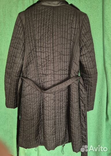 Демисезонное стеганное полупальто