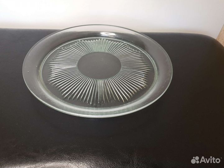 Блюдо - поднос стеклянное СССР