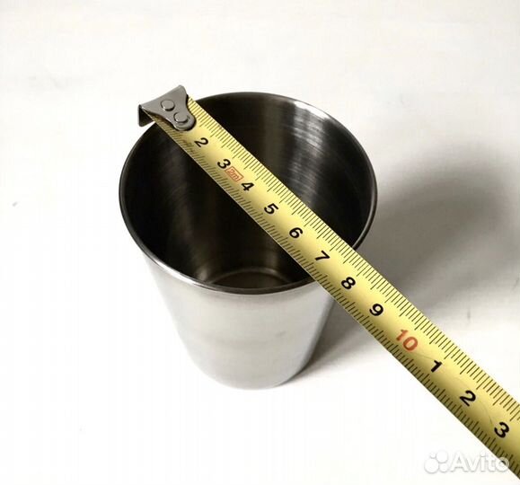 Стакан из нержавеющей стали толстостенный