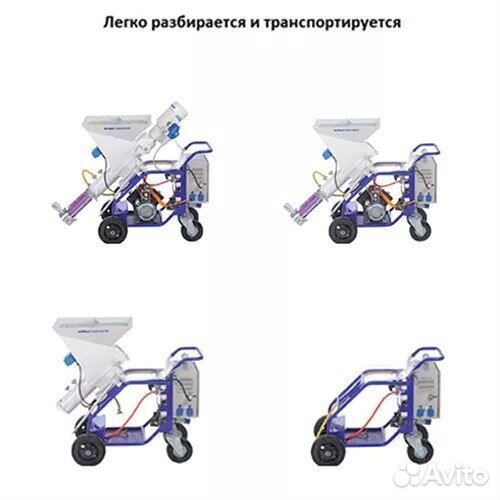 Аренда штукатурной станции 220v M-tec mono mix FU