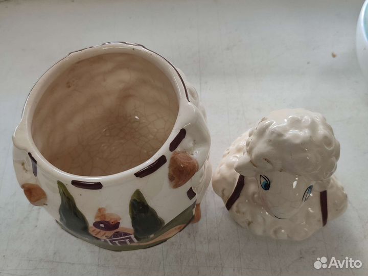 Сахарница керамика