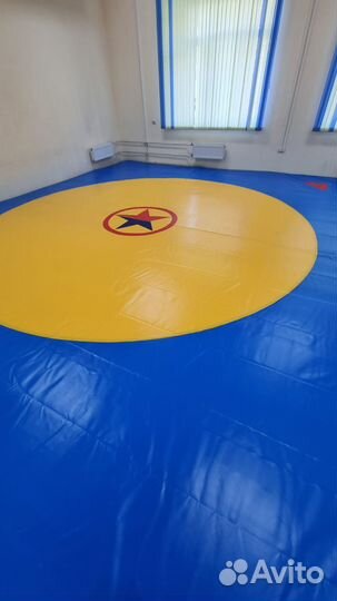 Ковер борцовский для вольной и греко-римской борьб