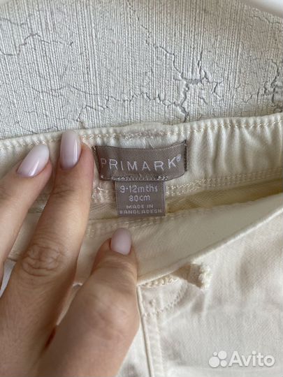 Шорты новые джинсовые Primark 74-80