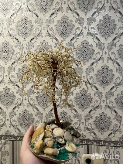 Деревья из бисера