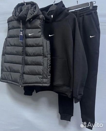 Теплый флисовый костюм nike