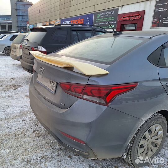 Спойлер Hyundai Solaris 2