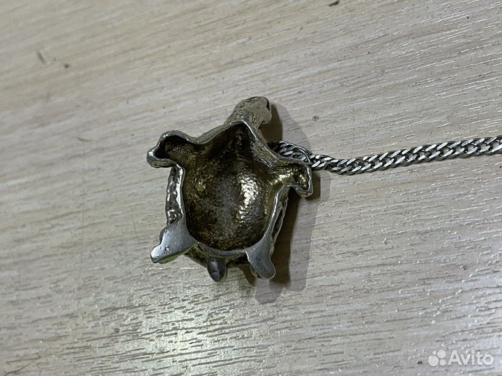 «Серебряное изделие талисман черепашка