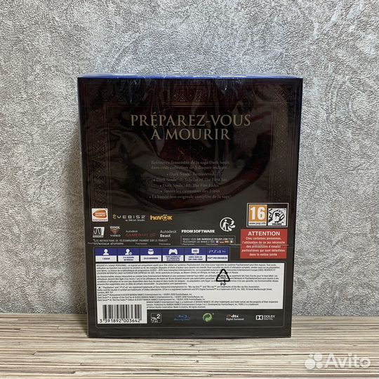 Новый/Dark Souls Trilogy (3диска) на PS4/PS5