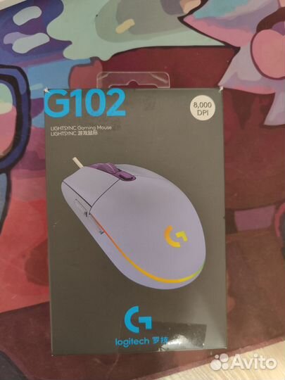 Мышь Logitech g102 lightsync