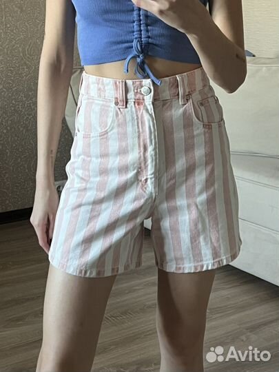 Джинсовые шорты Zara 34