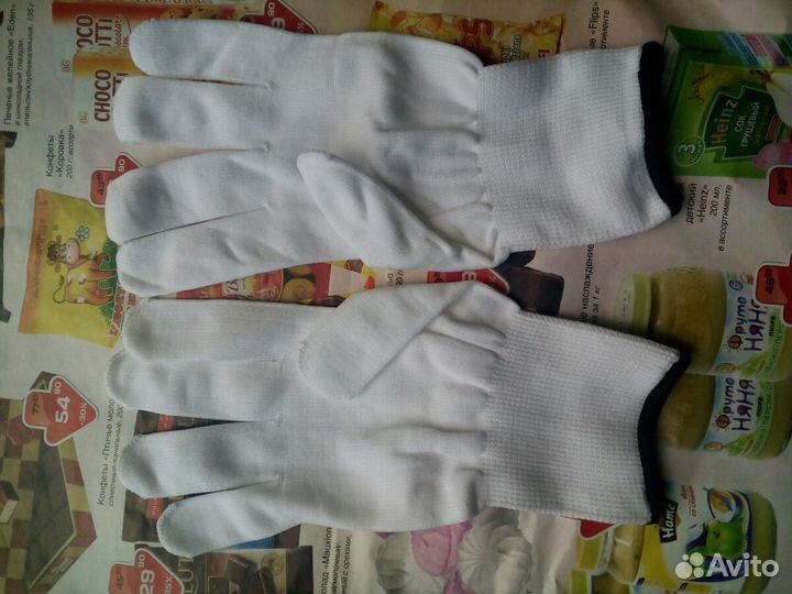 Перчатки безворсовые