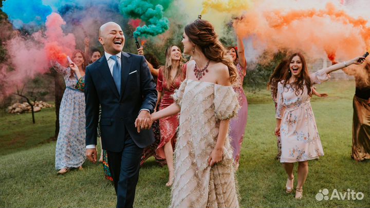 Цветной дым 60 секунд