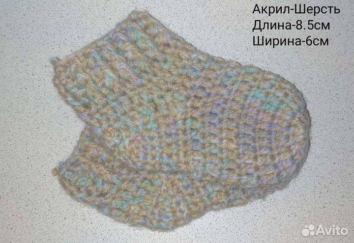 Носочки для новорожденных ручной работы