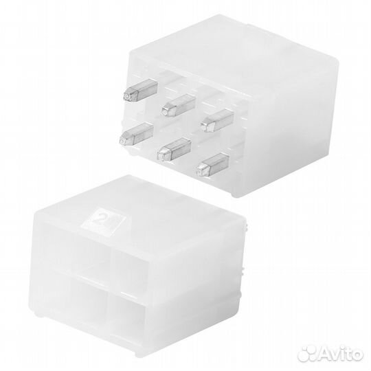 Разъем питания 6 pin (мама) прямой на контр. плату