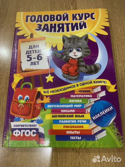 Книга - Годовой курс занятий 5-6 лет