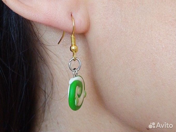 Серьги из полимерной глины