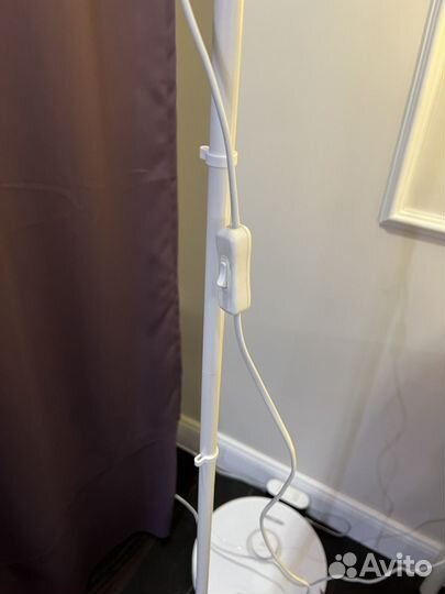 Торшер икеа белый