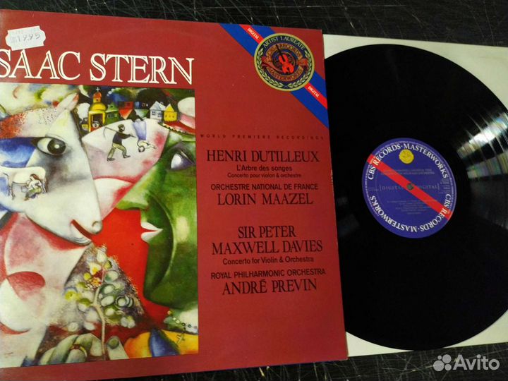 Isaac Stern Henri Dutilleux Peter Maxwell Davies