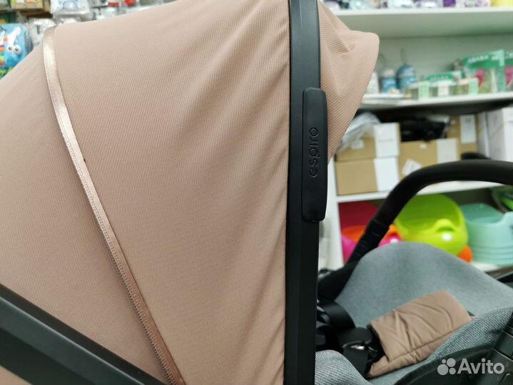 Коляска 2 в 1 Espiro Miloo 08, Pink love story