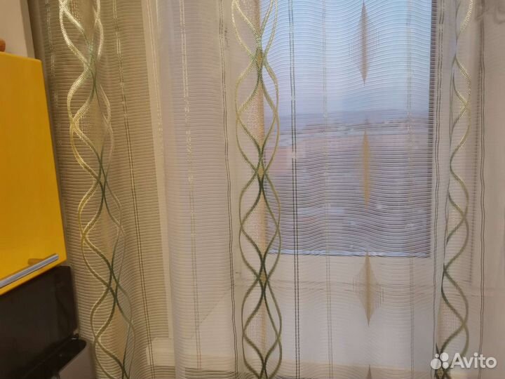 Тюль шторы новые, 2 штуки
