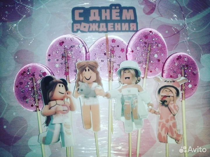 Съедобные топперы в торт