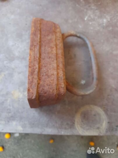 Утюг чугунный старинный