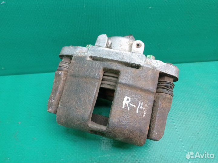 Суппорт тормозной передний левый Лада Калина 1