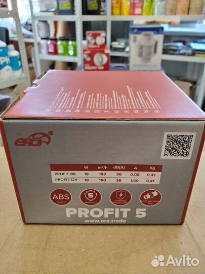 Вентилятор канальный Эра Profit 125