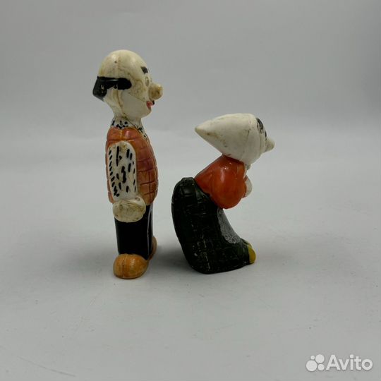 Статуэтки фигурки старинные Дед и бабка Дядюшка