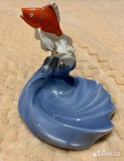 Золотая рыбка, фарфор, Коростень 1962-1972