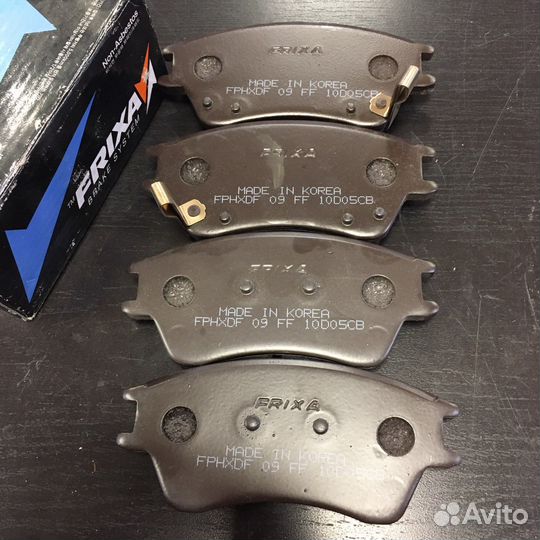 Колодки тормозные hyundai elantra (XD) 00-06 перед