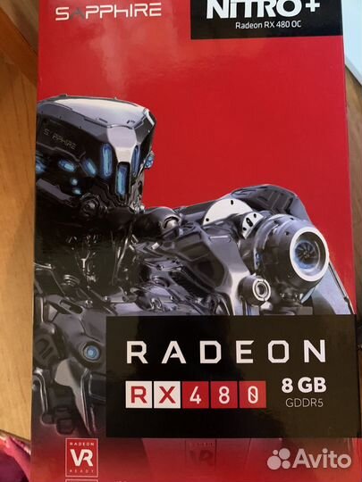 Видеокарта rx480 8gb sapphire nitro