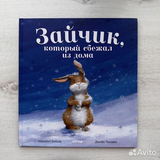 Книга детская «Зайчик, который сбежал из дома»