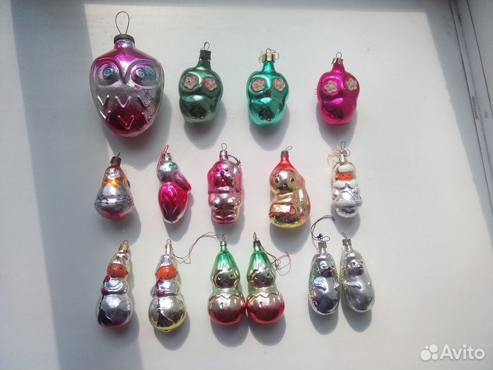 Ёлочные игрушки СССР