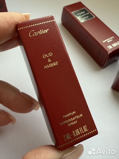 Пообники Cartier новые оригинальные по 2 мл