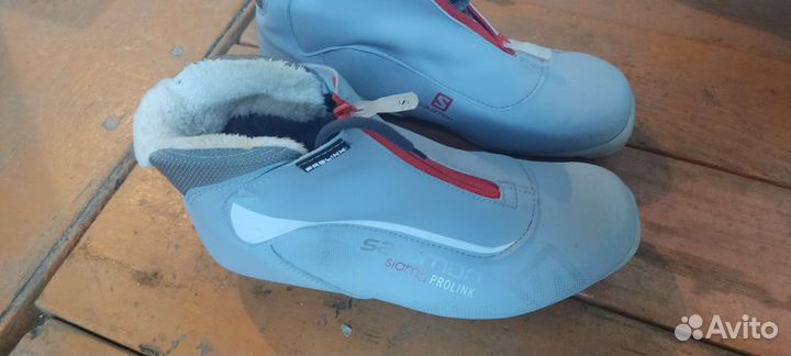 Лыжные ботинки salomon prolink