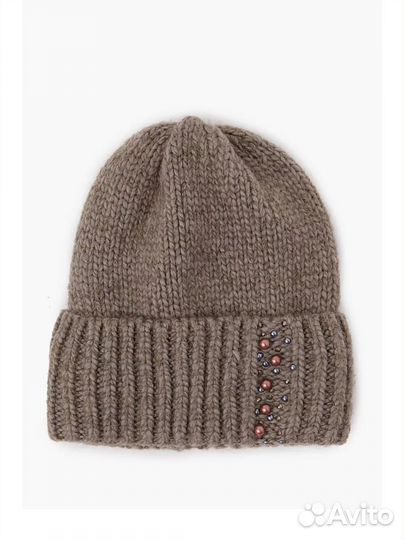 Шапка зимняя женская вязанная