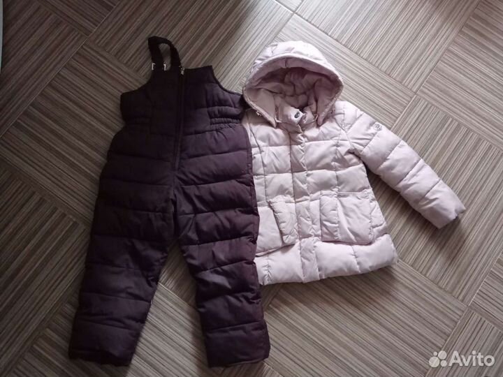 Зимний комбинезон для девочки 104