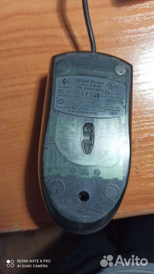 Мышь logitech в ужасном состоянии