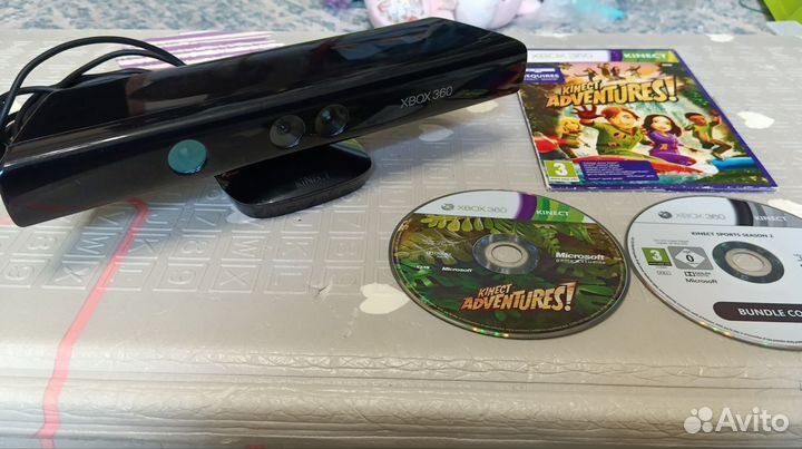 Сенсор Kinect для Xbox 360 + 2 игры в подарок