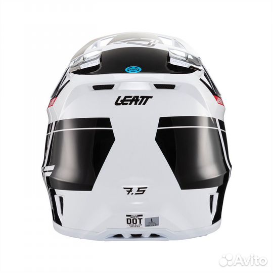 Helmet Kit Leatt Moto 7.5 V24 Мотошлем Белый