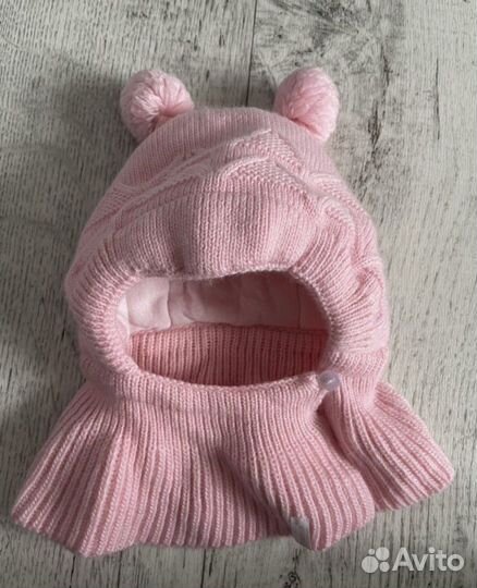 Шапка шлем журавлик /капор