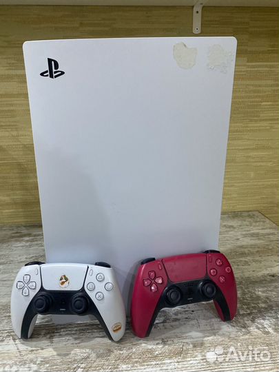 Sony playstation 5 ps5 с дисководом 2 джойстика