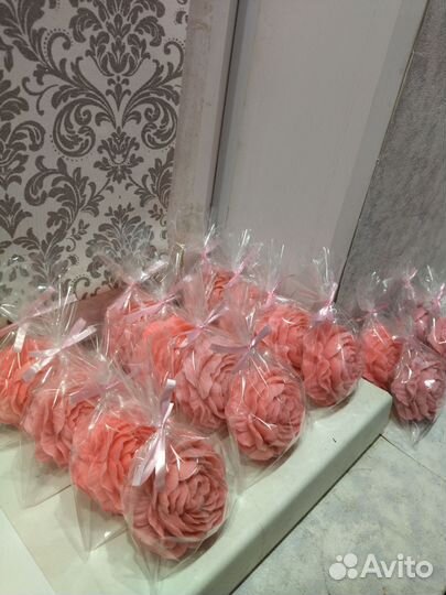 Мыло ручной работы цветы